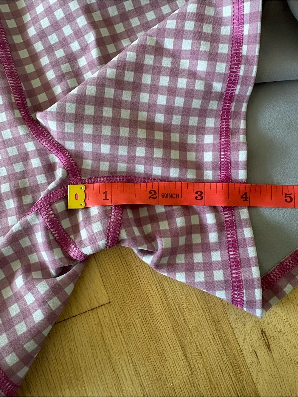 Alo Yoga Gingham Vapor Set